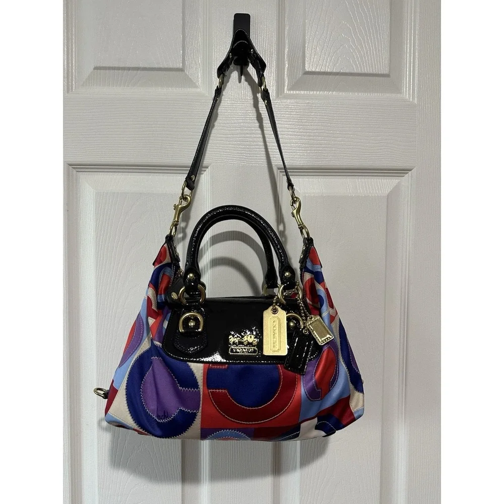 Coach | Bags | Coach Madison Graphic Op Art Resort Sabrina Satchel 